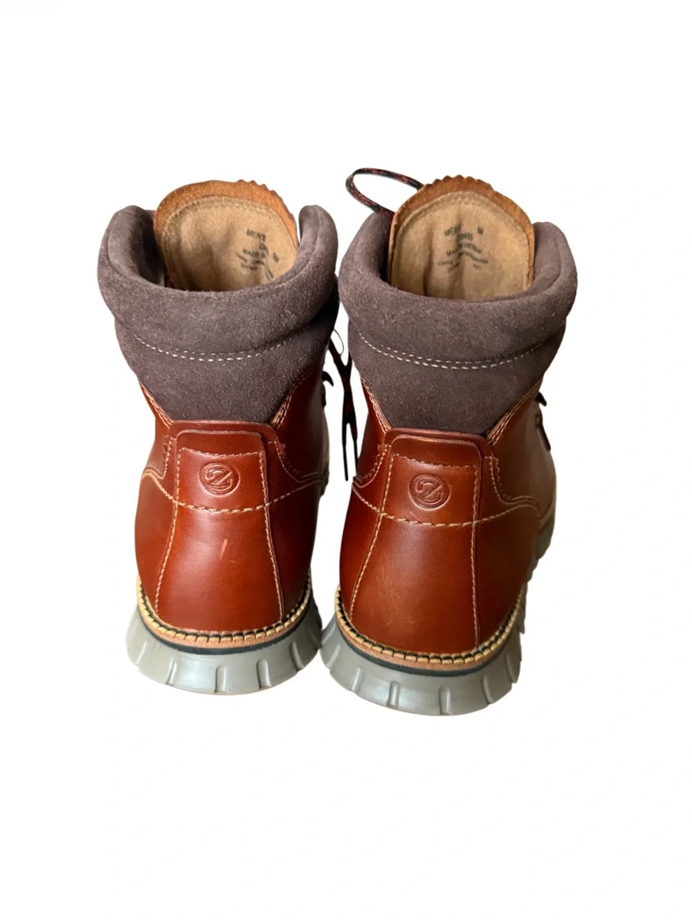 Cole Haan Zerogrand Men's Waterproof Brown Leather Hiker Boots - Size 9M